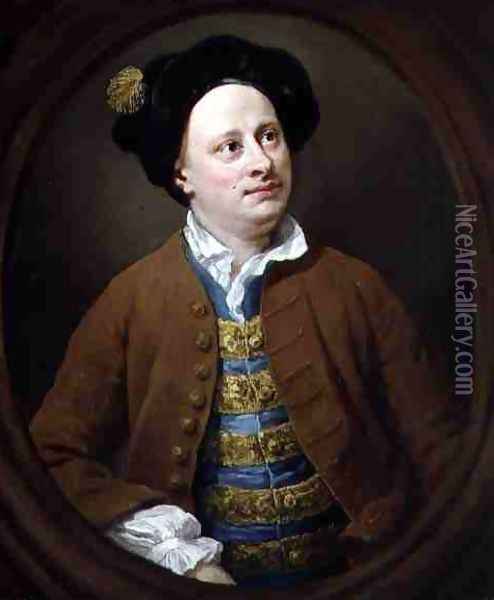 Richard James of Middle Temple Oil Painting - William Hogarth