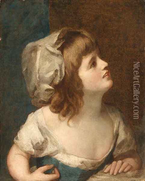 Untitled Oil Painting - George Romney
