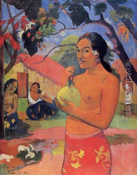 Ea Haere La Oe Aka Where Are You Going Oil Painting - Paul Gauguin
