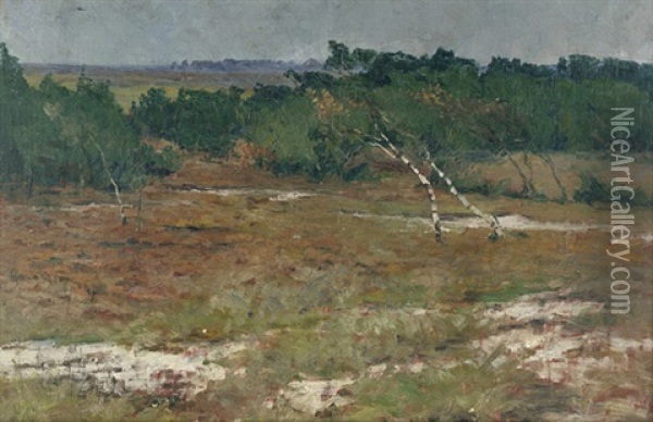 Landschaft In Nordfriesland Oil Painting - Hans Peter Feddersen the Younger