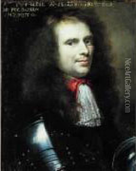 Portrait D'un Marechal De France Mort Au Siege De Douai, Le 2
 Juillet 1667 Oil Painting - Jean Nocret I
