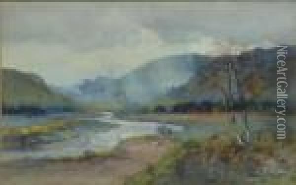 Highland Glen Oil Painting - James Scott Kinnear