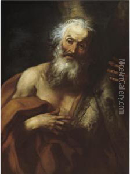 Saint Andrew Oil Painting - Gaspare Traversi