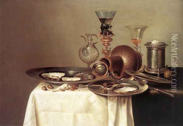 Still-life 1637 Oil Painting - Willem Claesz. Heda