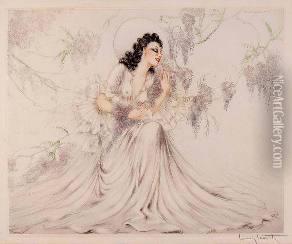 Untitled Oil Painting - Louis Icart