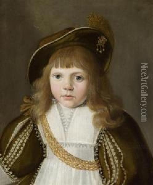 Portrait Of A Boy Oil Painting - Jacob Gerritsz. Cuyp