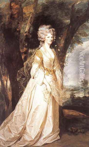 Lady Sunderlin 1786 Oil Painting - Sir Joshua Reynolds