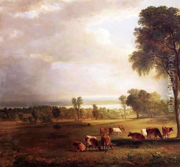 Gathering Storm Oil Painting - Asher Brown Durand