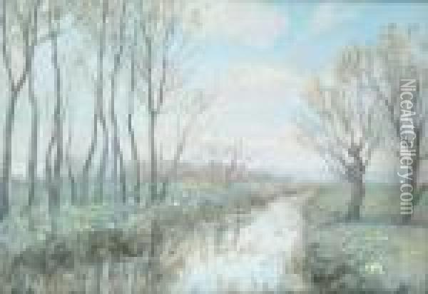 Near Arundel Oil Painting - Claude Marks