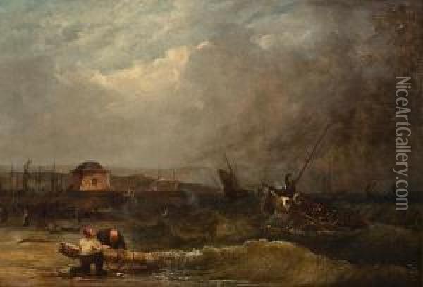The Approaching Storm Oil Painting - John Jock Wilson