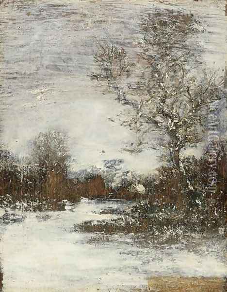 Winter Oil Painting - Ralph Albert Blakelock