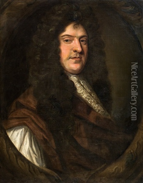 Portrait Of A Gentleman Oil Painting - Pieter van Anraedt