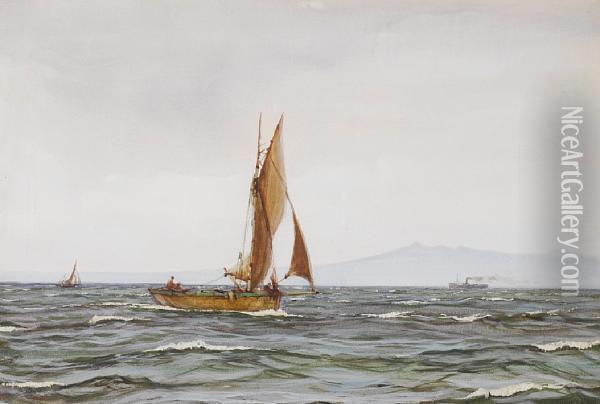 The Mouth Of The Clyde Oil Painting - Patrick Downie