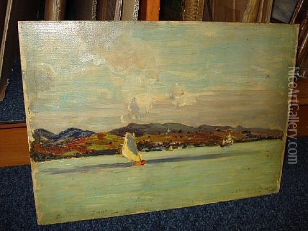 Port Of Spain, Trinidad Oil Painting - John Reid Murray
