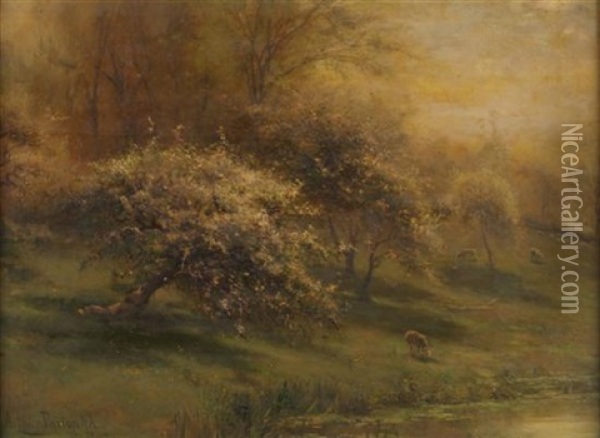 Spring Blossoms Oil Painting - Arthur Parton