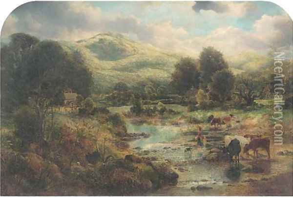 At Bettws-y-coed, North Wales Oil Painting - Sidney Richard Percy