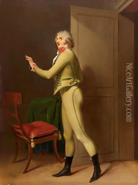 Portrait De L'Acteur Elleviou Jouant Le Prisonnier Oil Painting - Louis Leopold Boilly