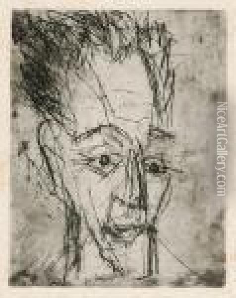 Portrait Prof. Goldstein Oil Painting - Ernst Ludwig Kirchner