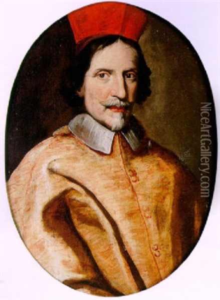 Portrait D'un Cardinal Oil Painting - Carlo Maratta