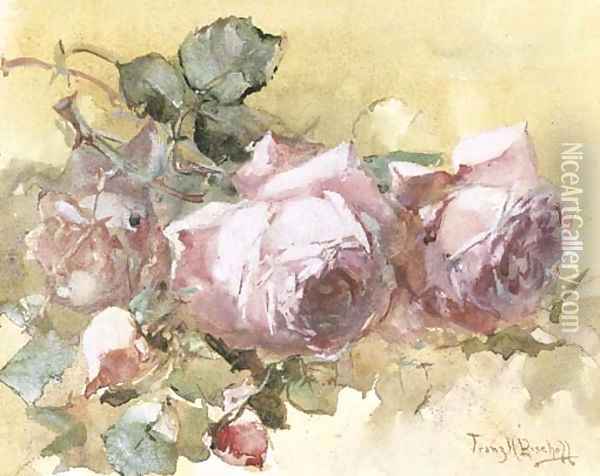 Roses 3 Oil Painting - Franz Bischoff
