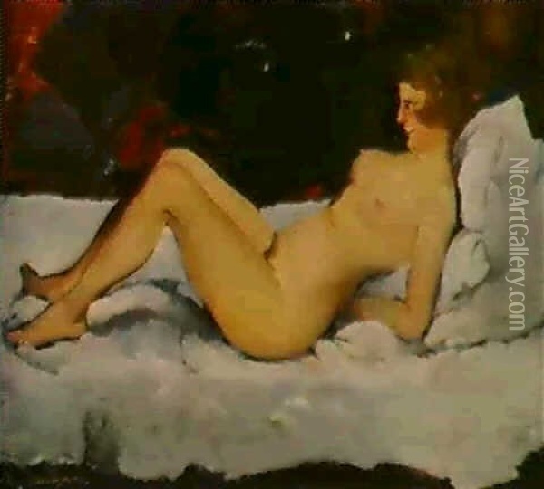 Nude Oil Painting - Filip Malyavin