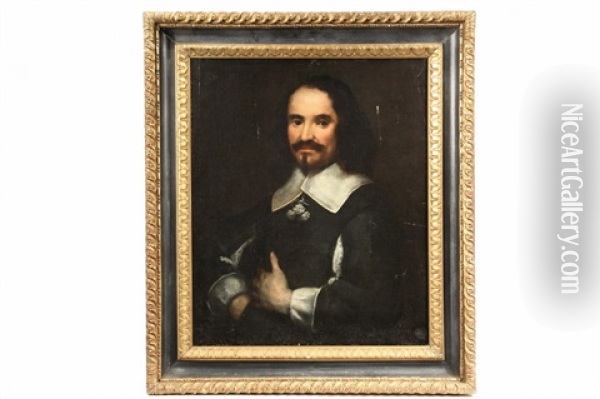 Portrait Of A Spanish Gentleman, Said To Be Don Andres De Andrade Y La Cal Oil Painting - Bartolome Esteban Murillo