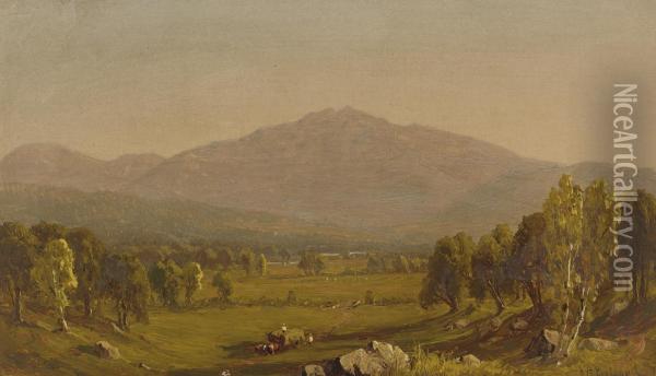 White Mountains, New Hampshire Oil Painting - Sanford Robinson Gifford