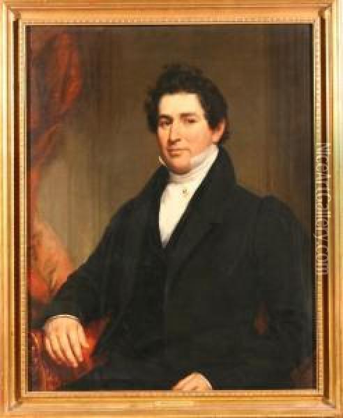 Portrait Of Joseph M. White Oil Painting - Samuel Lovett Waldo
