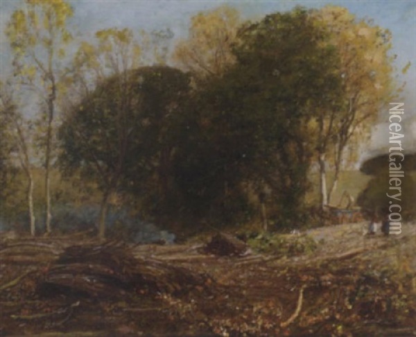 Loggers Oil Painting - Sir David Murray