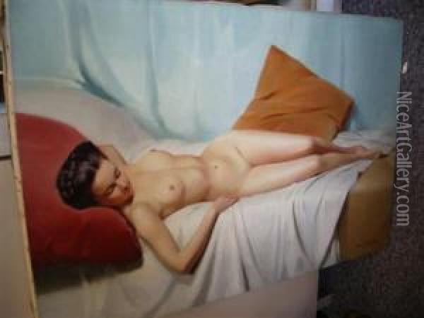 Nu Feminin Oil Painting - Robert Duflos