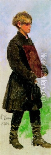 Esityo Teokseen Ristisaatto Oil Painting - Ilya Repin