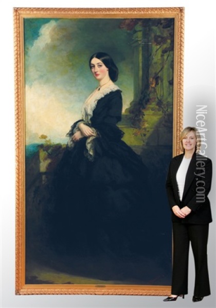 Lady Jane Jenkinson Oil Painting - Richard Buckner