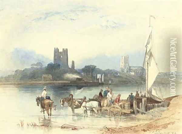 Orford Castle, Orford on the Ord, Suffolk Oil Painting - Clarkson Stanfield