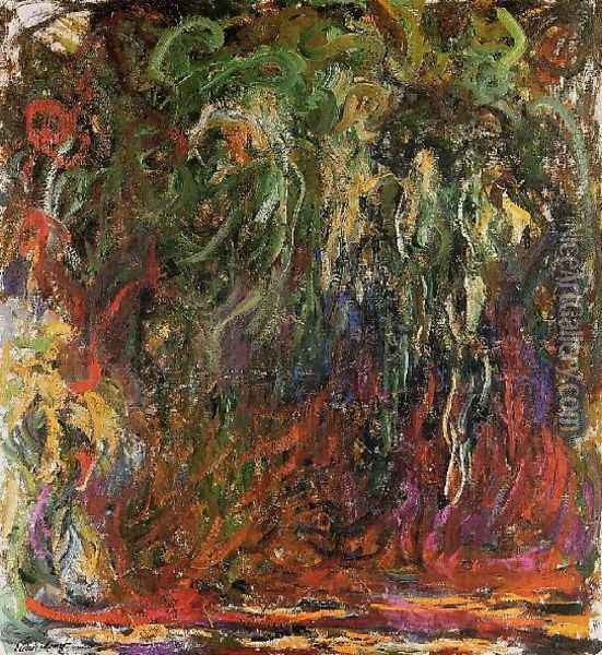Weeping Willow Giverny Oil Painting - Claude Oscar Monet