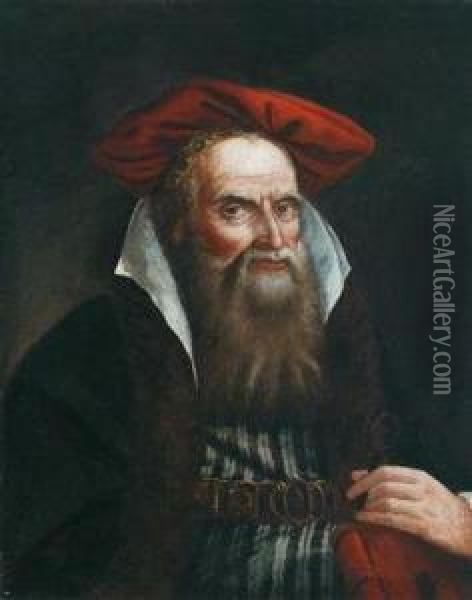 Portrat Eines Alten Orientalen Oil Painting - Giovanni Raggi