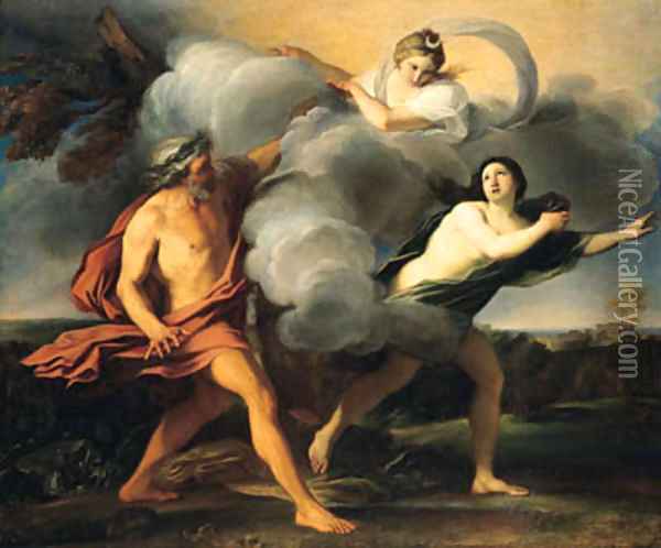 Alpheus and Arethusa Oil Painting - Carlo Maratta or Maratti