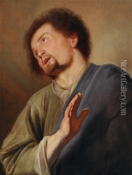 The Apostle Saint Thomas Oil Painting - Jan Lievens