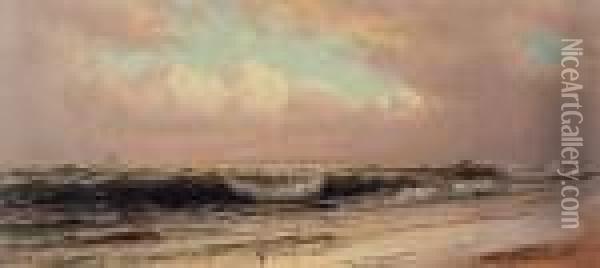 Seascape Oil Painting - William Trost Richards
