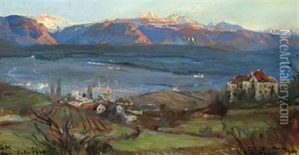Landskab Fra Tyrol Oil Painting - Peder Severin Kroyer