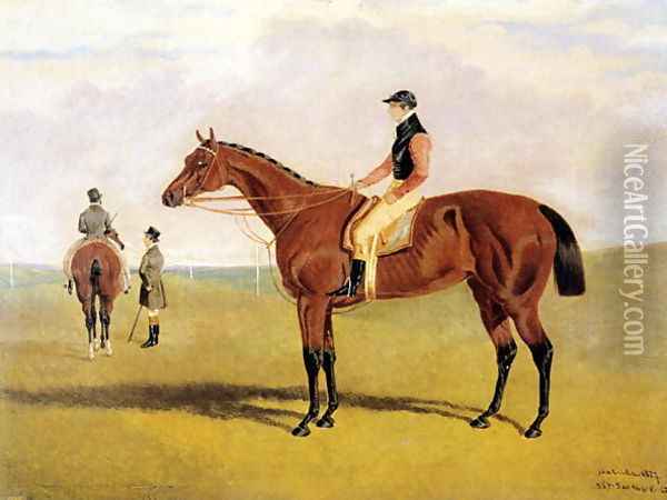'Matilda' with Robinson, 1827 Oil Painting - John Frederick Herring Snr