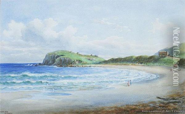 Titahi Bay Oil Painting - William George Baker