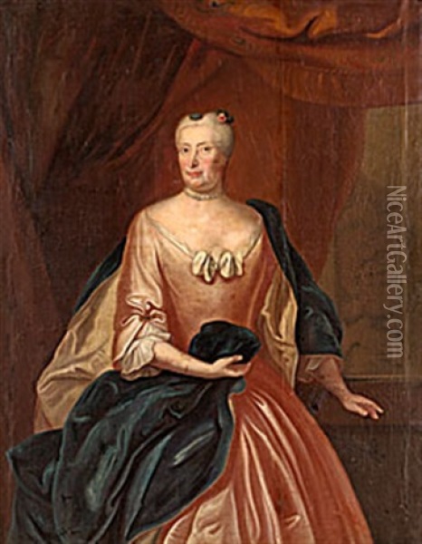 Ingeborg Christina Stael Von Holstei, Fodd Horn Af Rantzien Oil Painting - Olof Arenius