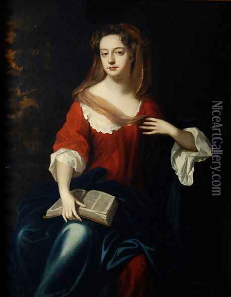 Frances (c.1665-1722) Countess of Scarborough Oil Painting - William Wissing or Wissmig