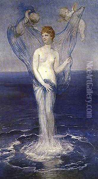 The Birth of Venus Oil Painting - Arnold Bocklin