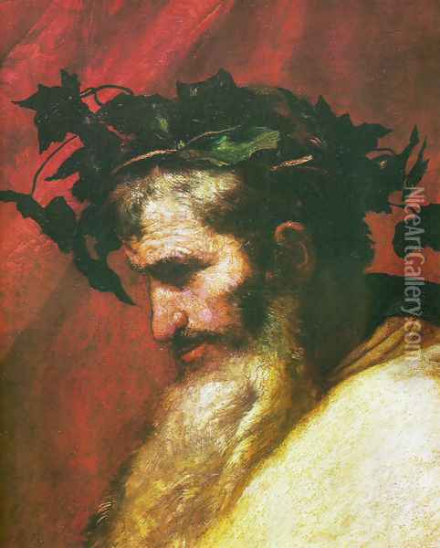 Dionysos Oil Painting - Jusepe de Ribera