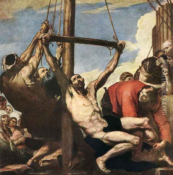 Martyrdom of St Bartholomew Oil Painting - Jusepe de Ribera