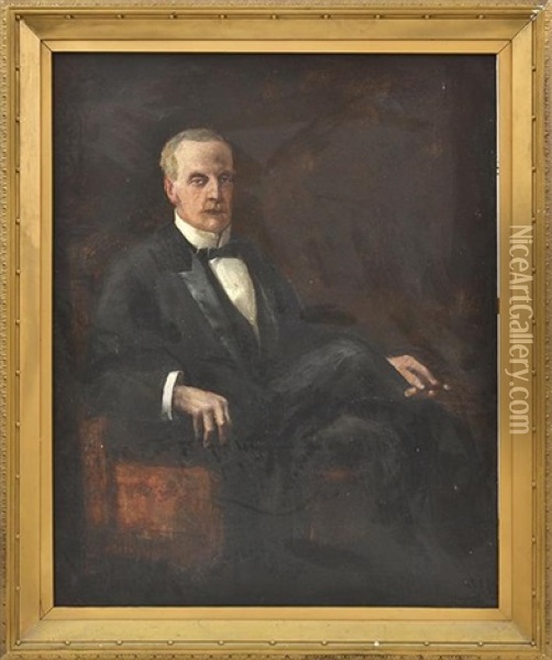 Portrait Of Dr. Louis Lawrence Smith Oil Painting - Arpad de Paszthory