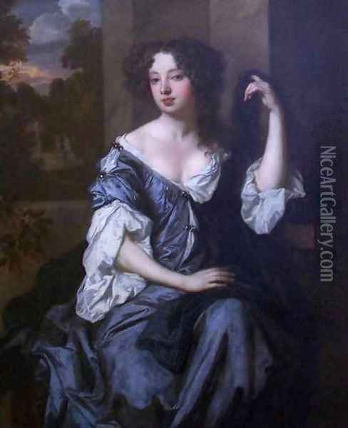 Portrait of Louise de Keroualle Duchess of Portsmouth Oil Painting - Sir Peter Lely