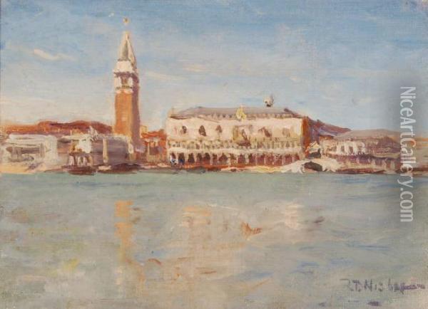 Thedoge's Palace Oil Painting - Robert Buchan Nisbet