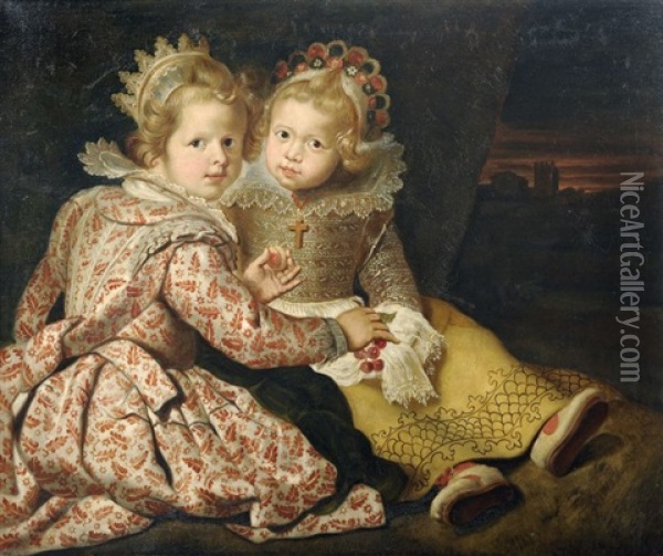 Magdalena Und Jan Baptist De Vos Oil Painting - Cornelis De Vos